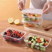 Kvadratchali 750ml olib ketiladigan qadoqlash qutisi Qopqoqli sho'rva kosasi